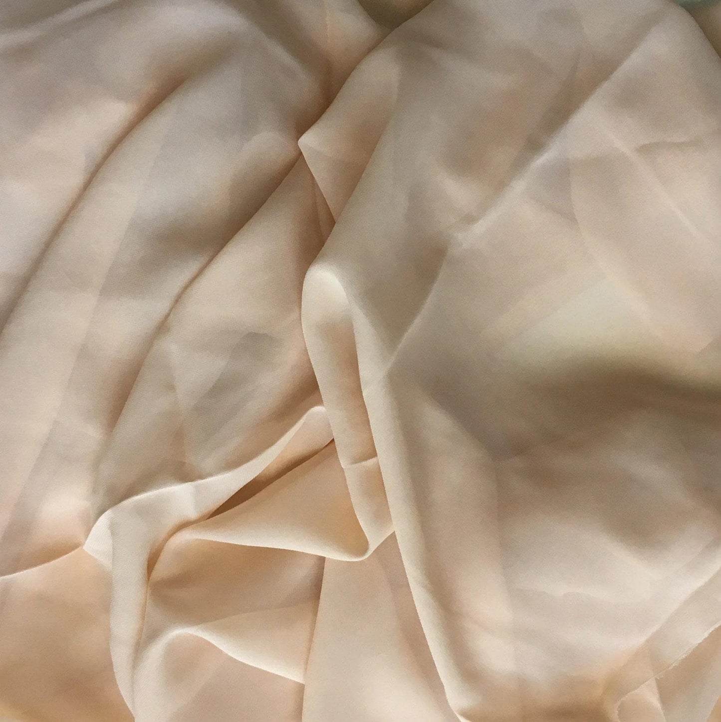 APRICOT SILK GEORGETTE