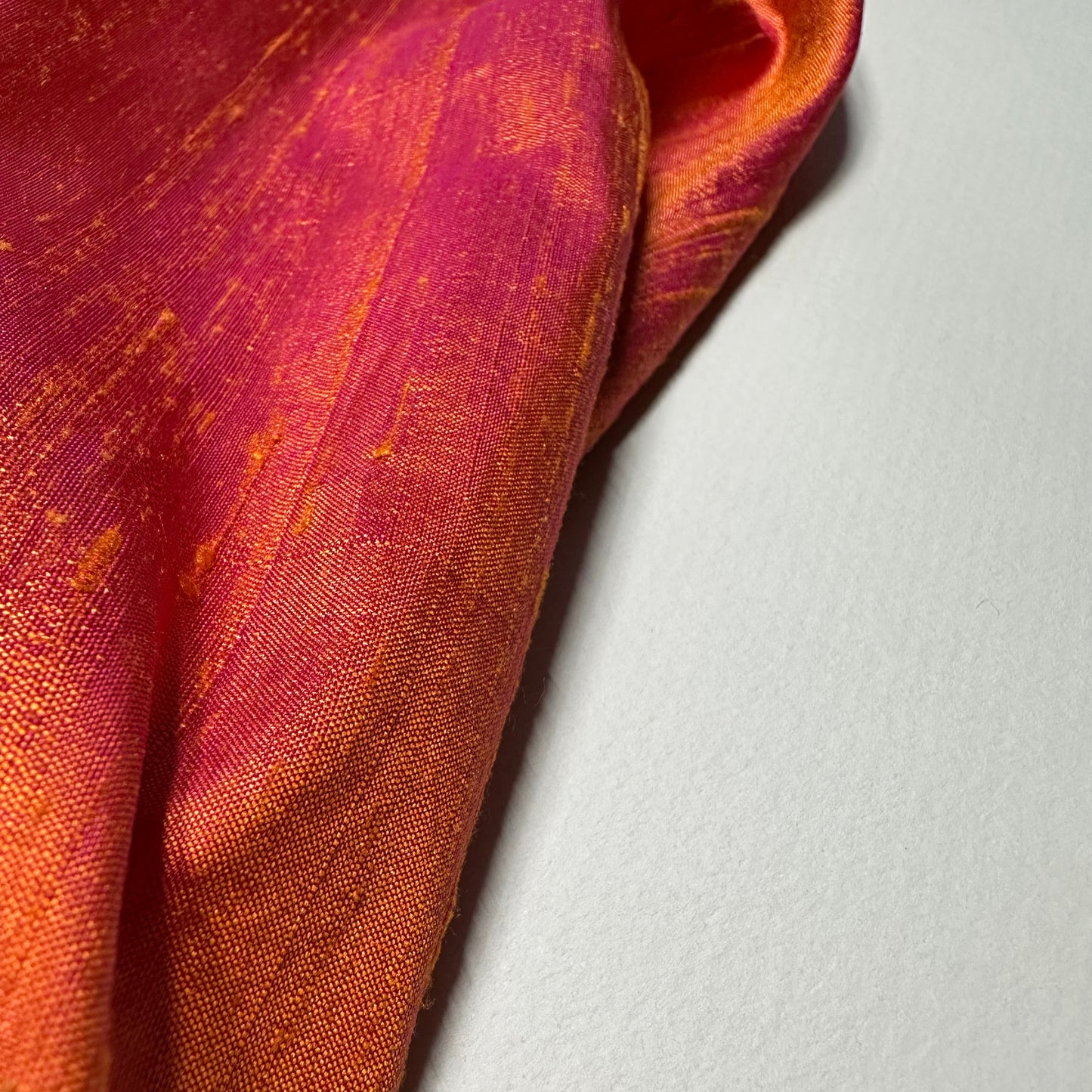 TANGERINE DUPION SILK