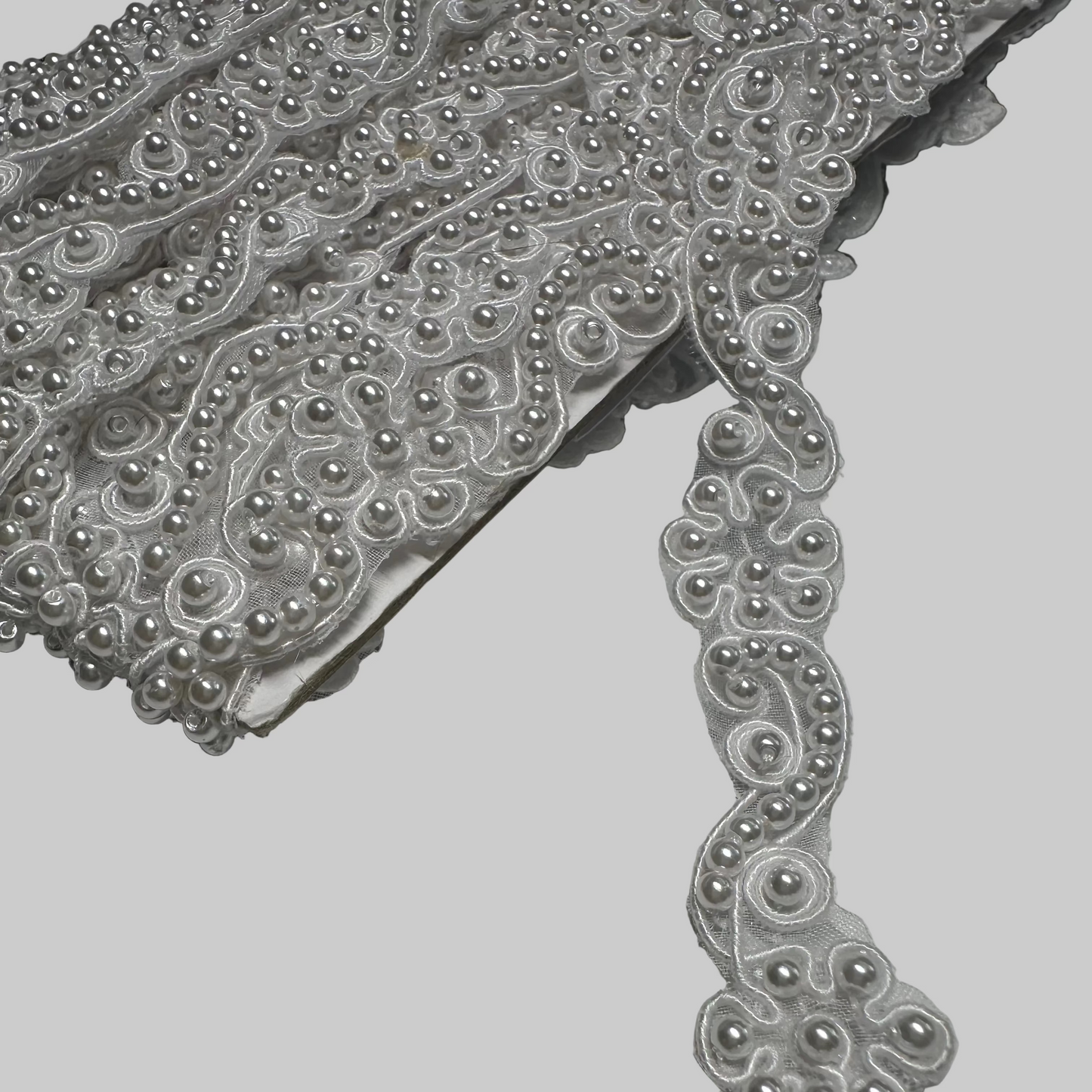 PEARL BEADED BRIDAL TRIM