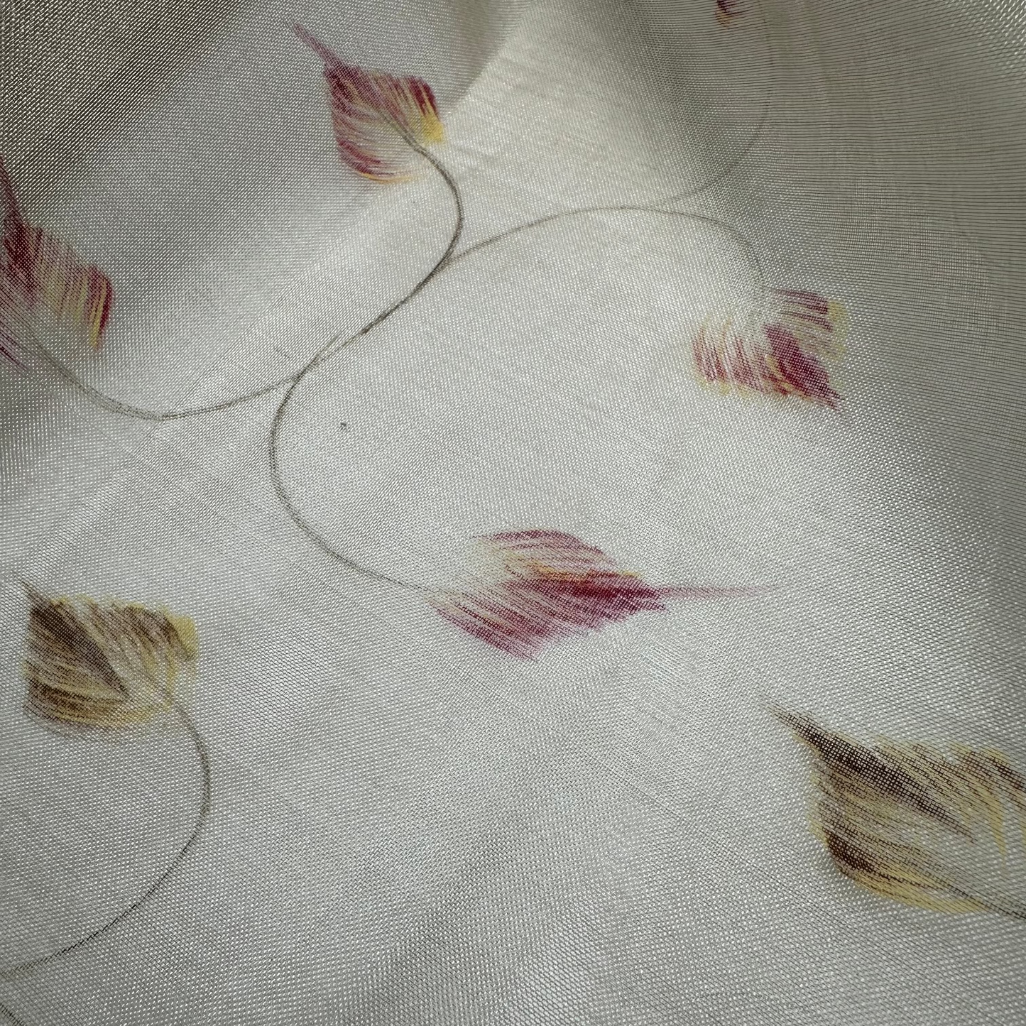 PRINTED SILK ORGANZA