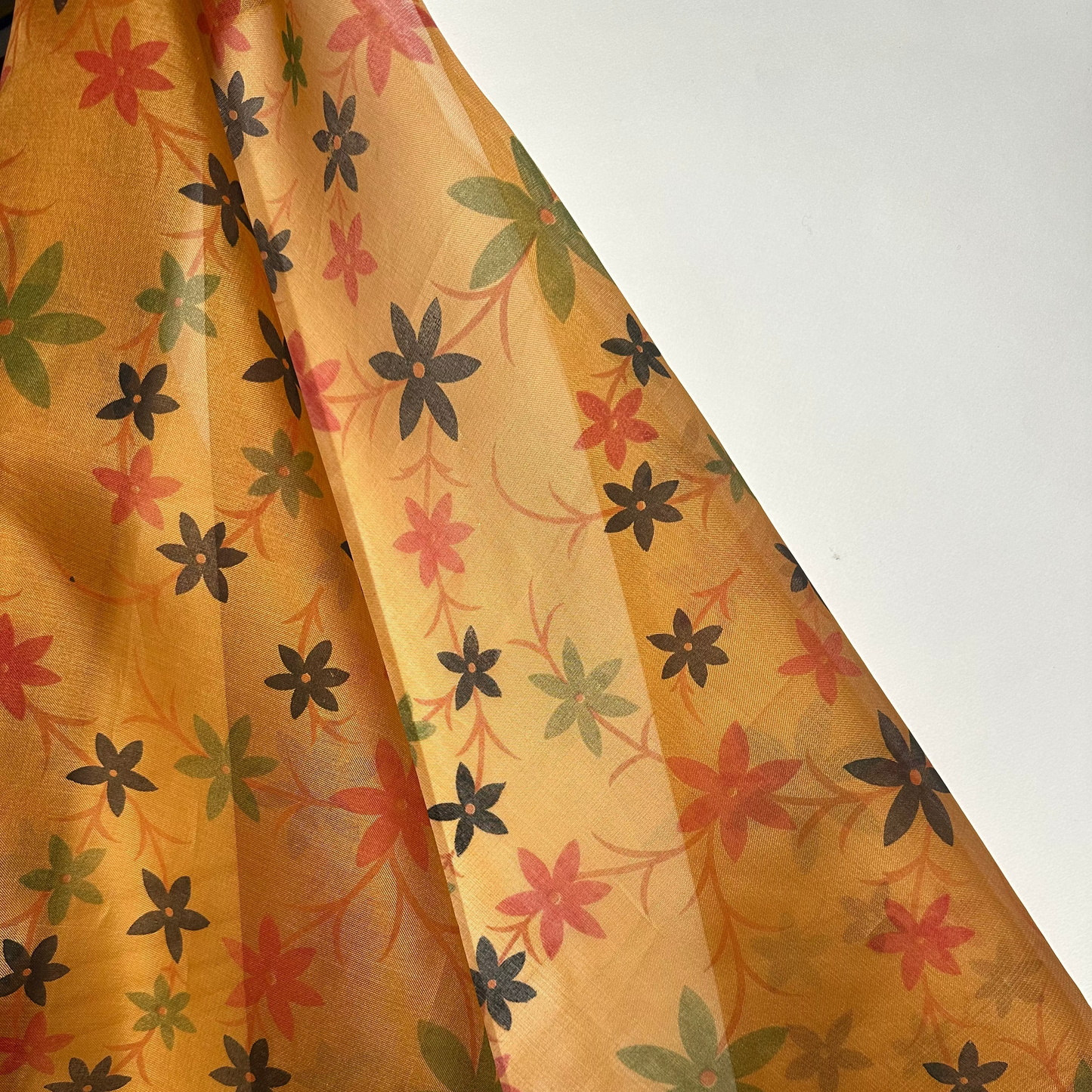 PRINTED SILK ORGANZA