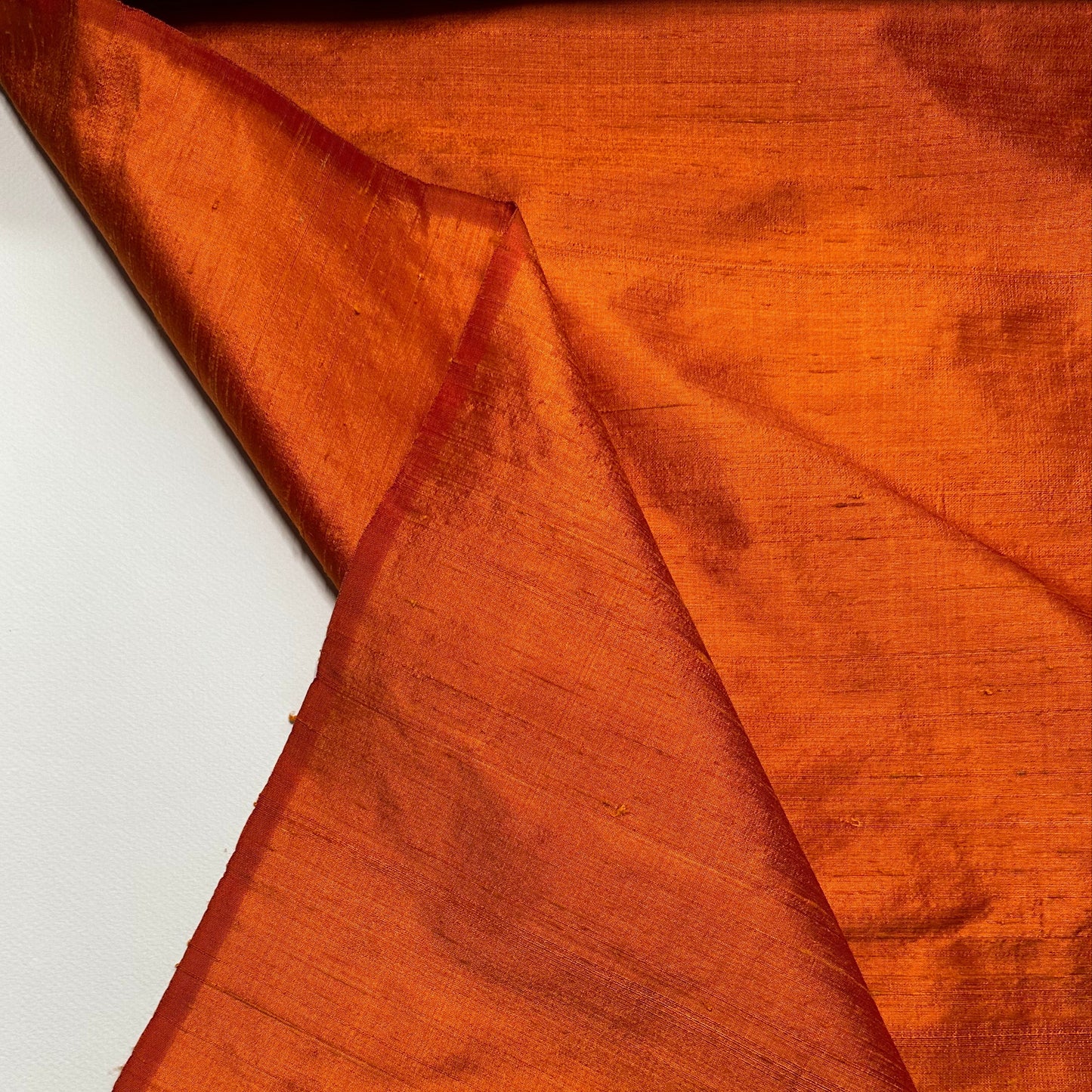 PUMPKIN DUPION SILK