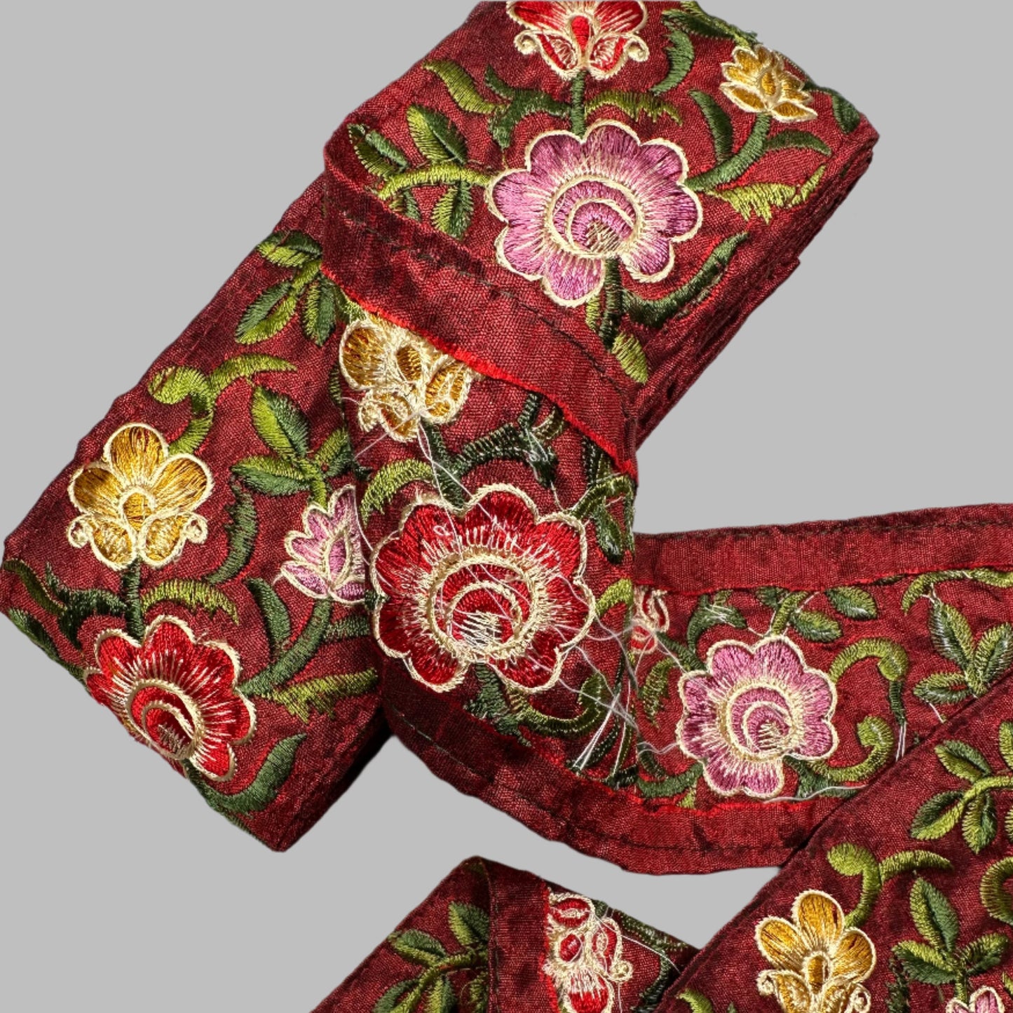 WIDE BOTANICAL RIBBON TRIM