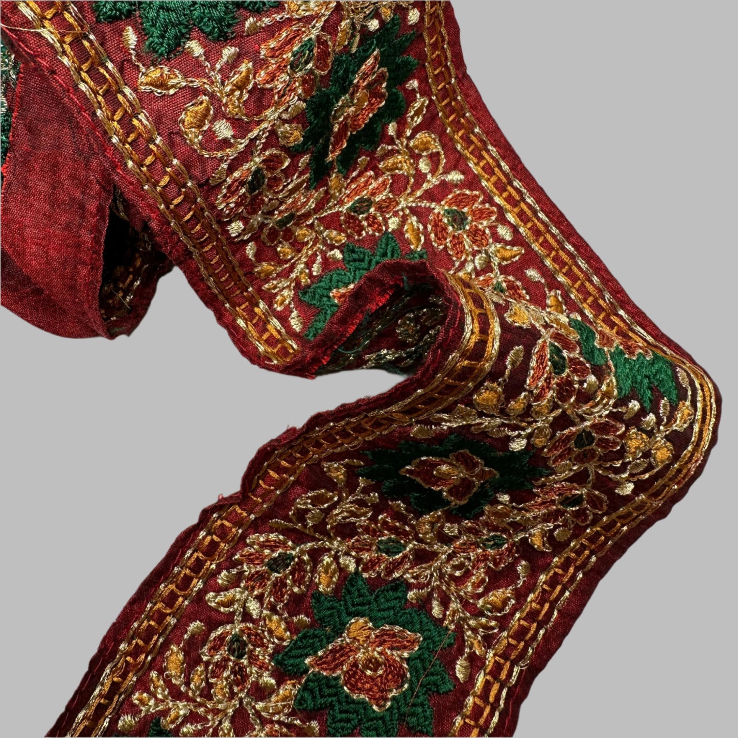 WIDE BOTANICAL RIBBON TRIM