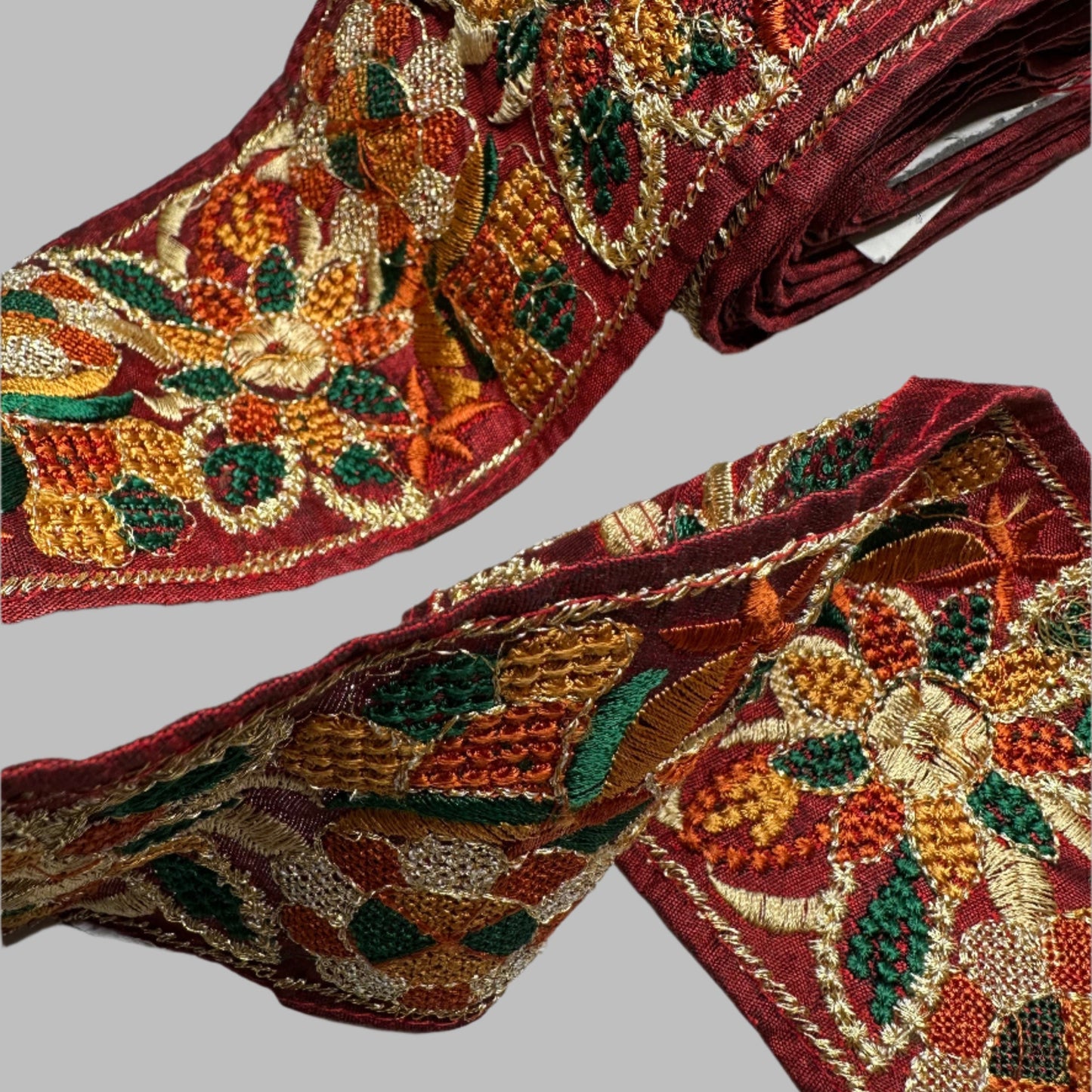 WIDE BOTANICAL RIBBON TRIM