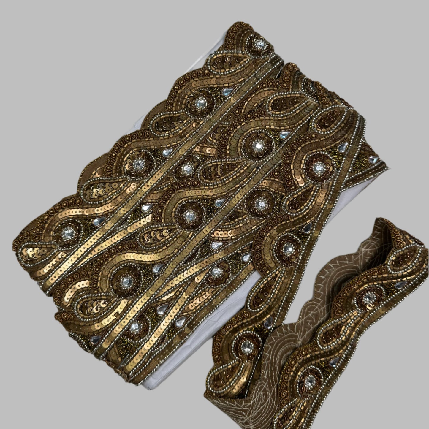 BEADED BOTANICAL TRIM