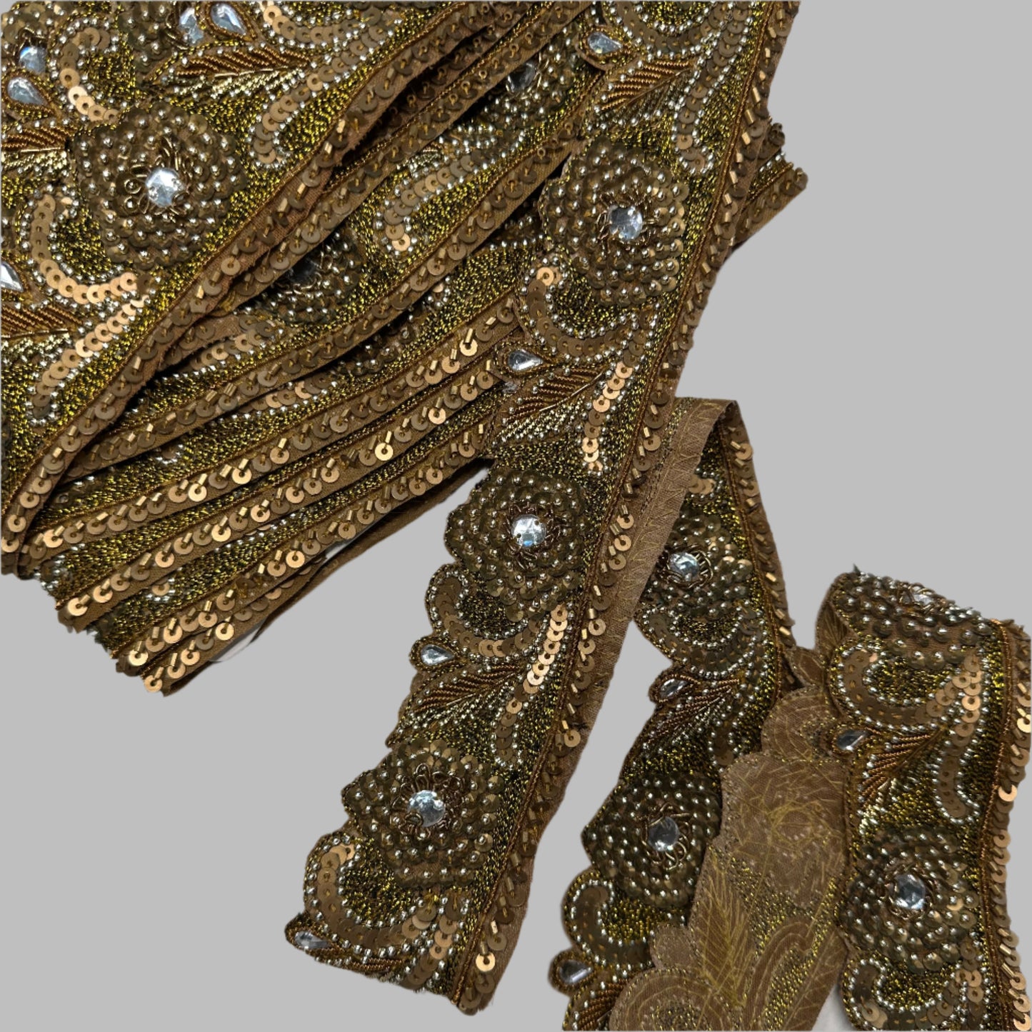 BEADED BOTANICAL TRIM