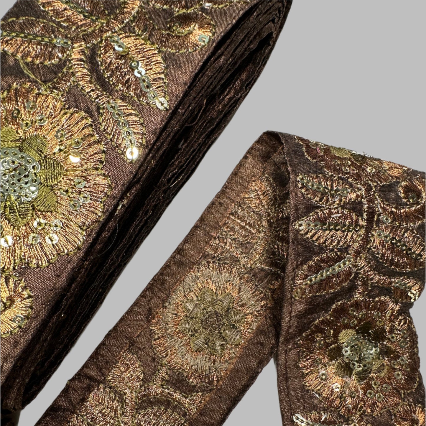 WIDE BOTANICAL RIBBON TRIM