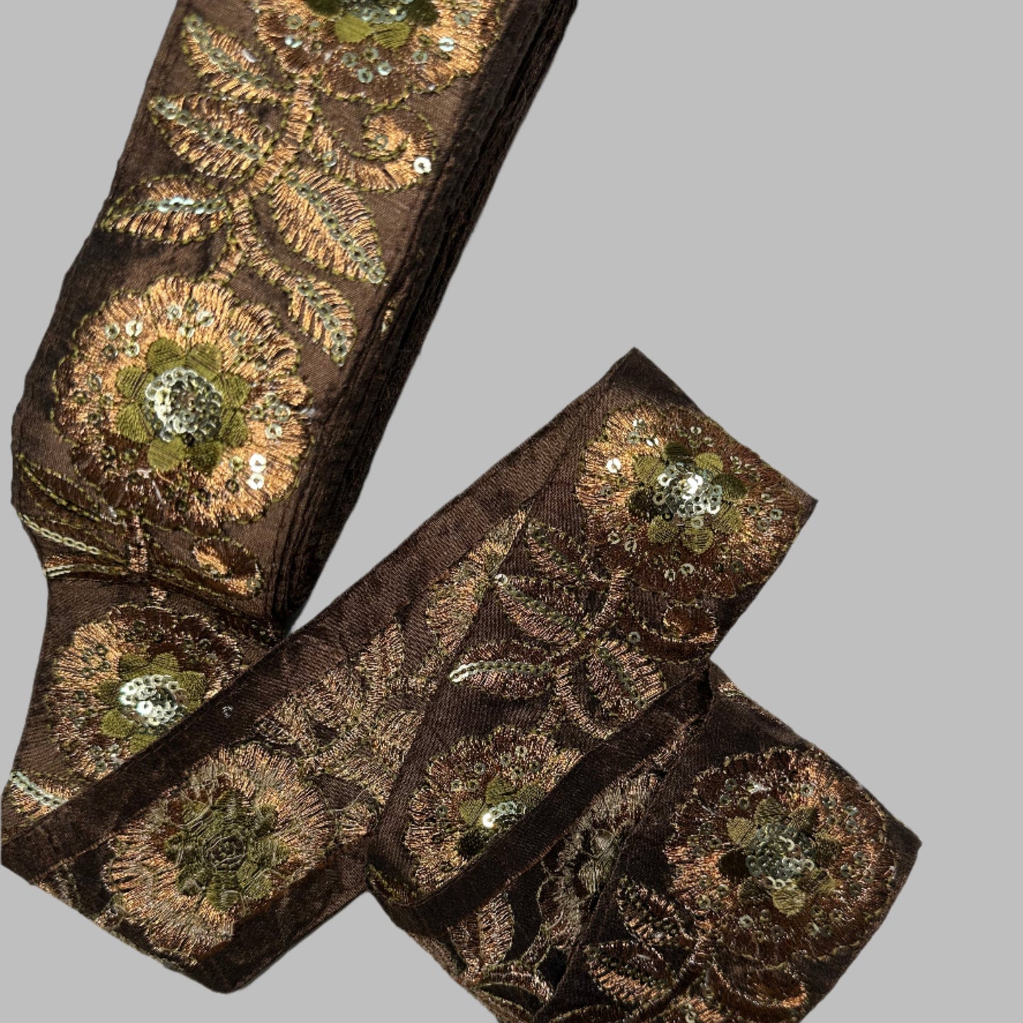 WIDE BOTANICAL RIBBON TRIM