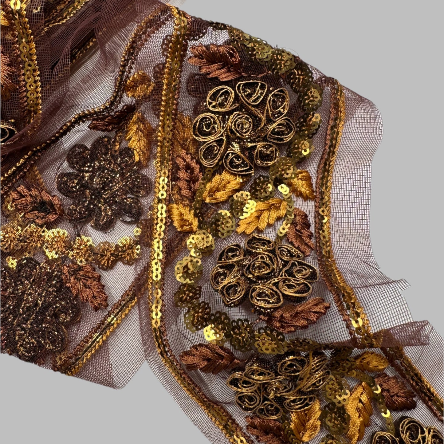 WIDE BOTANICAL RIBBON TRIM