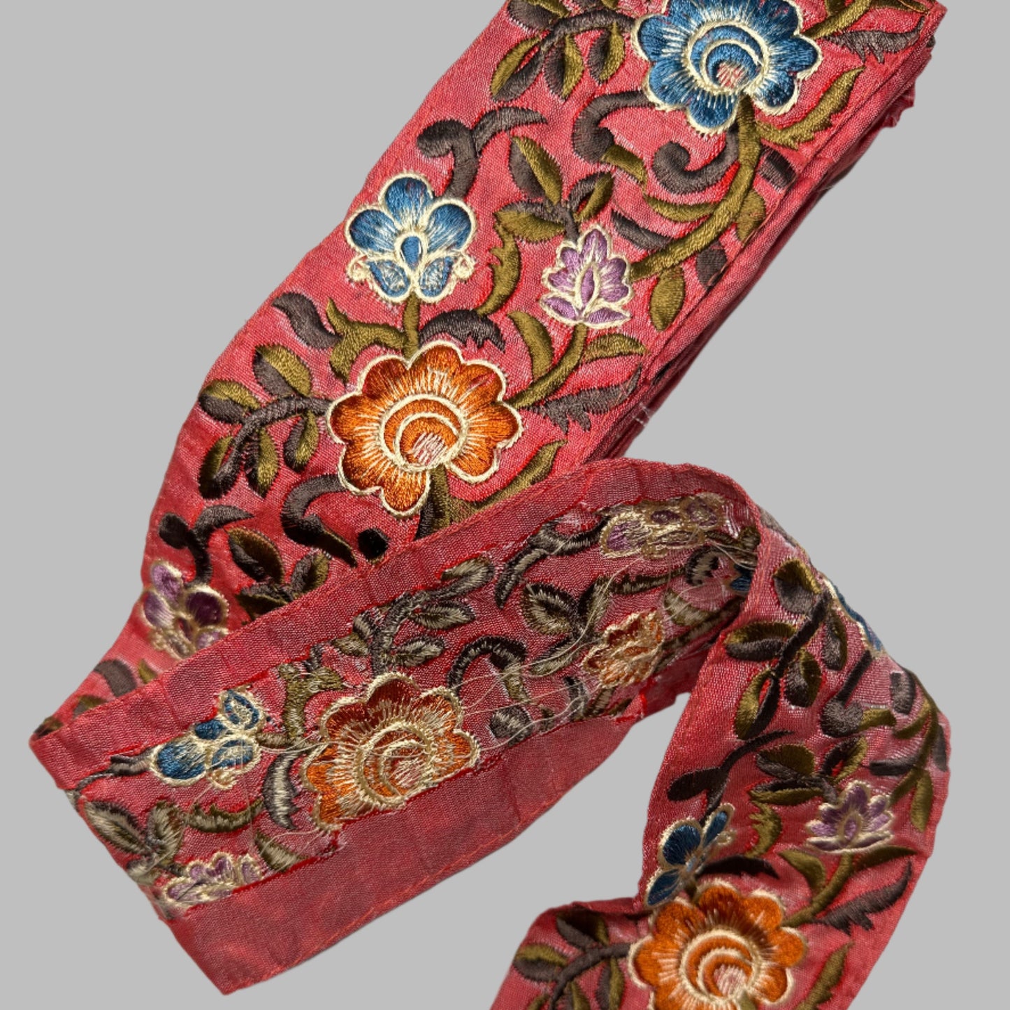 WIDE BOTANICAL RIBBON TRIM