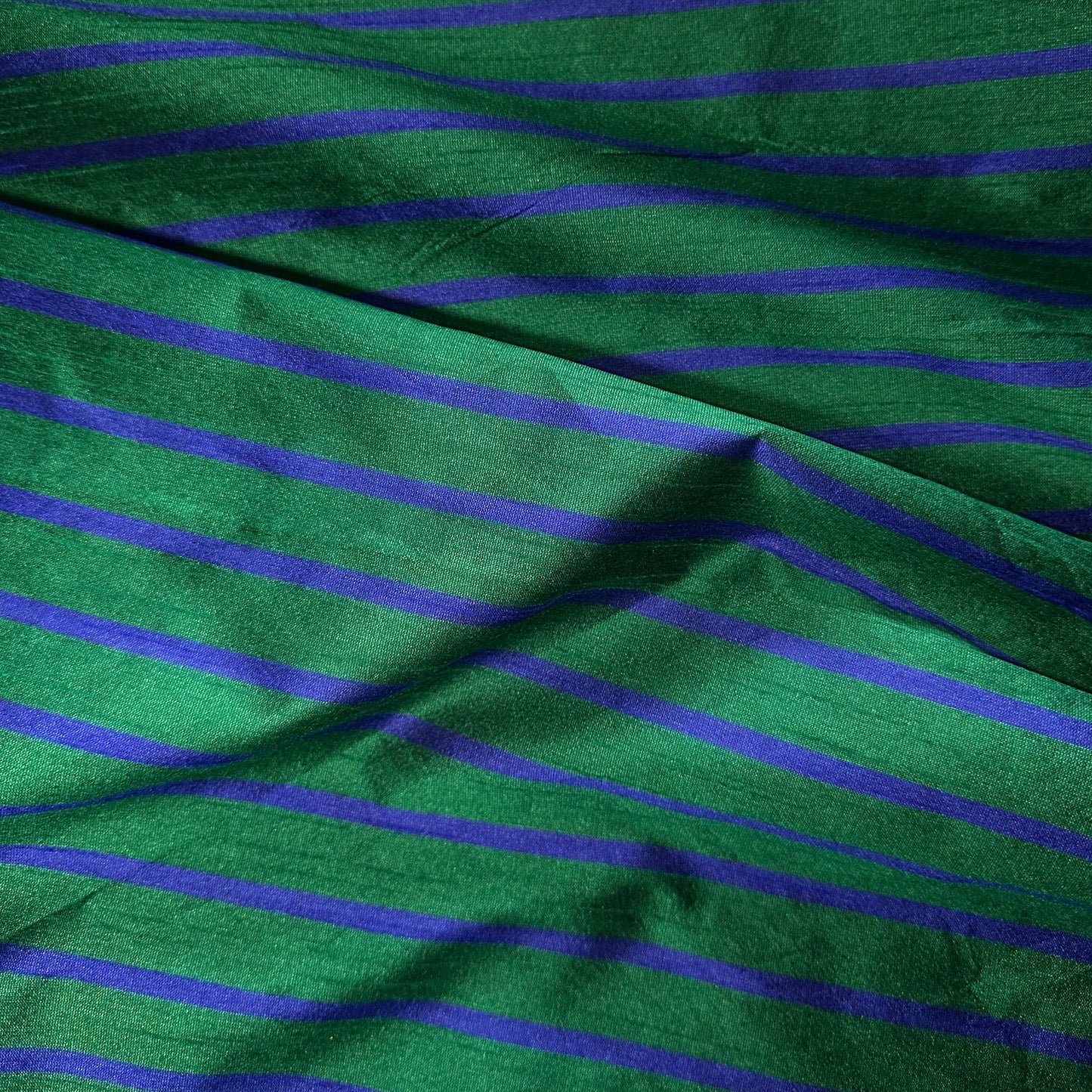 EMERALD STRIPED VISCOSE