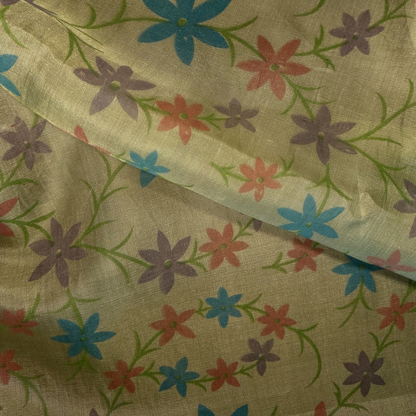 PRINTED SILK ORGANZA