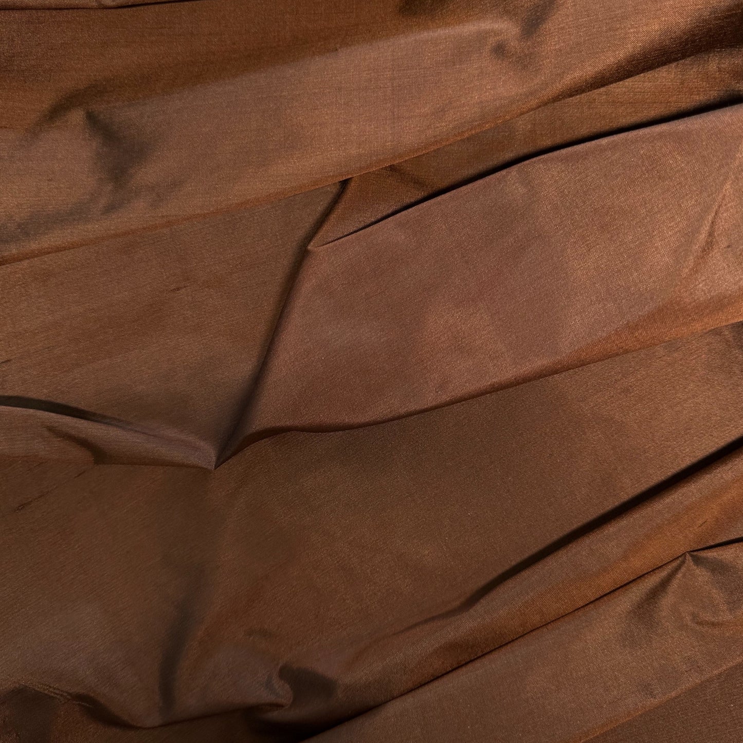 CHOCOLATE POWERLOOM SILK