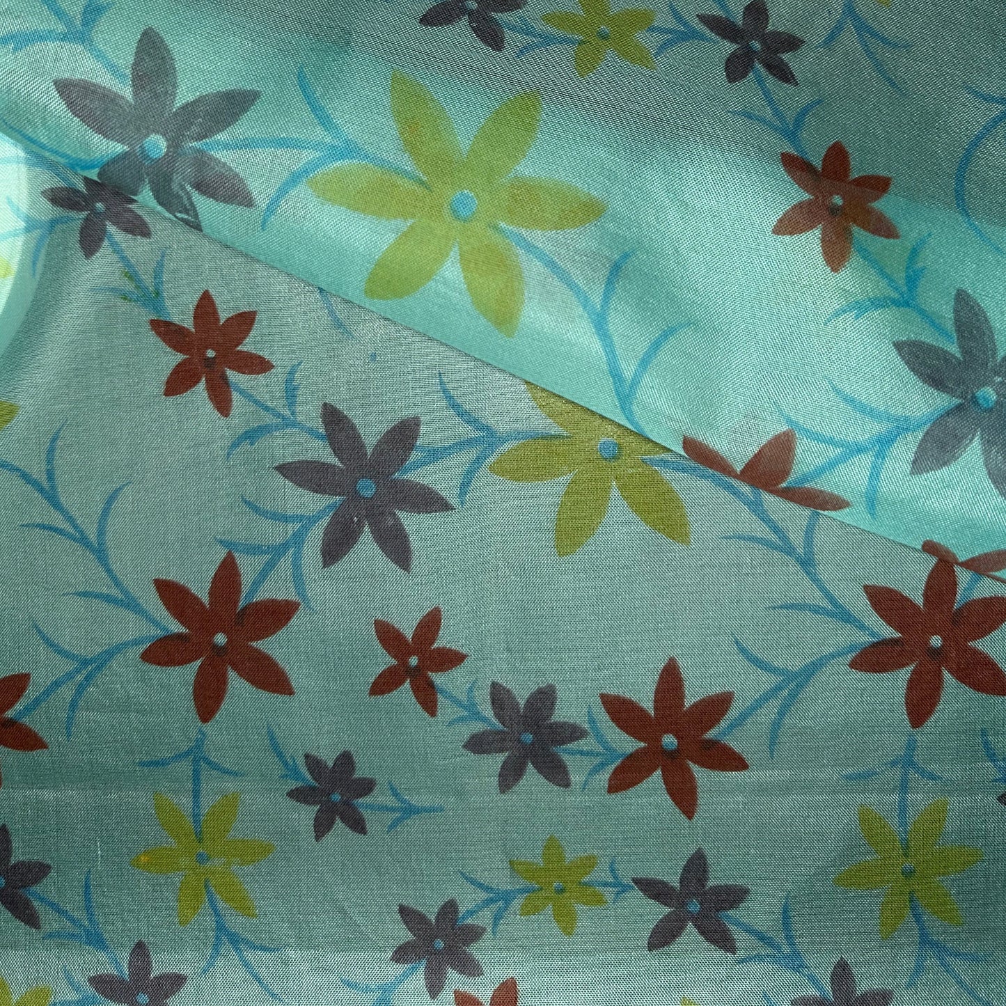 PRINTED SILK ORGANZA