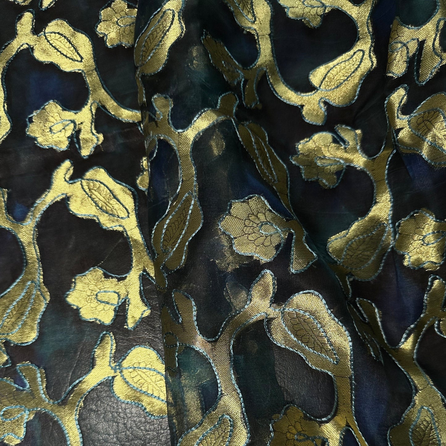 EMBROIDERED SILK ORGANZA