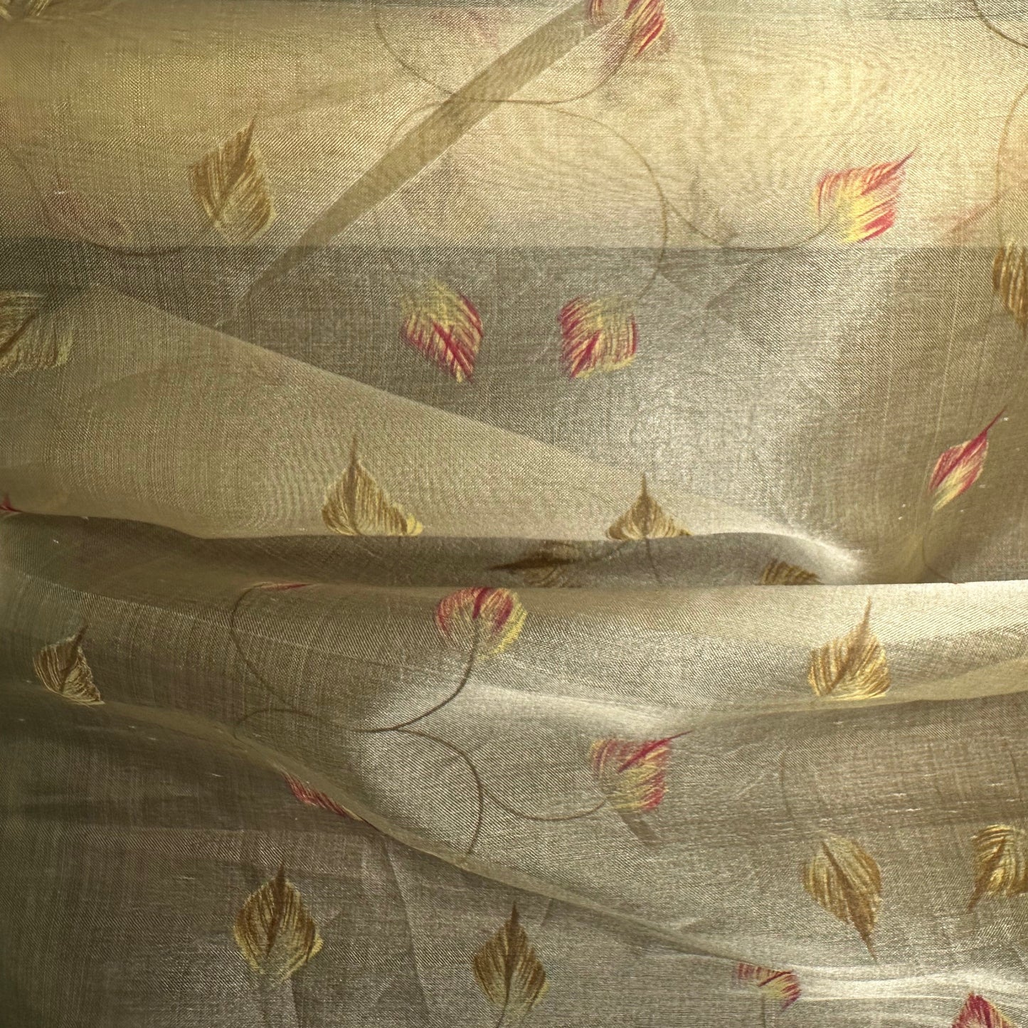 PRINTED SILK ORGANZA