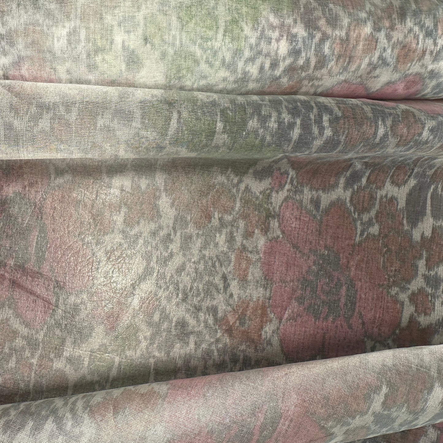 PRINTED SILK ORGANZA