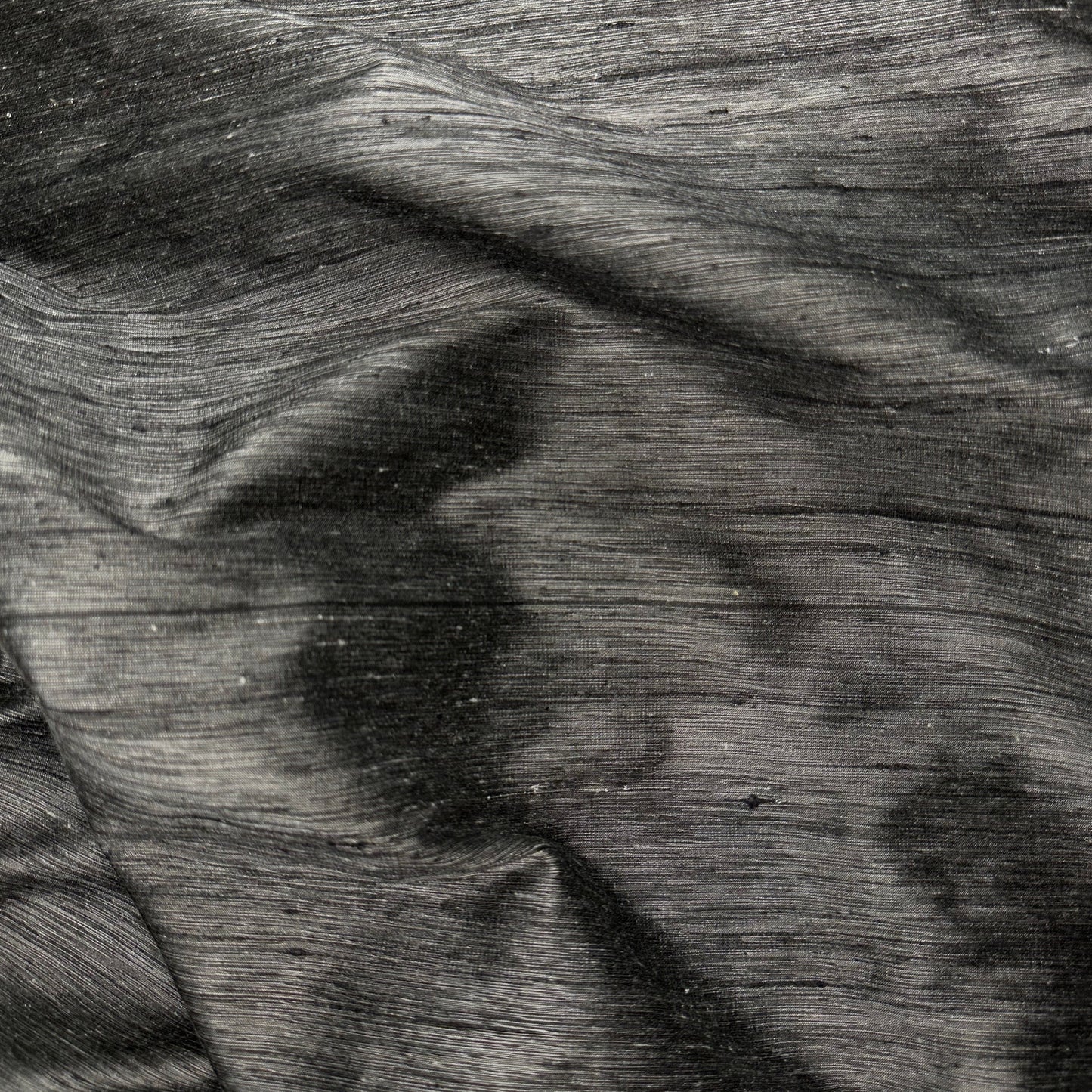 SALT N PEPPER STRIPE SILK