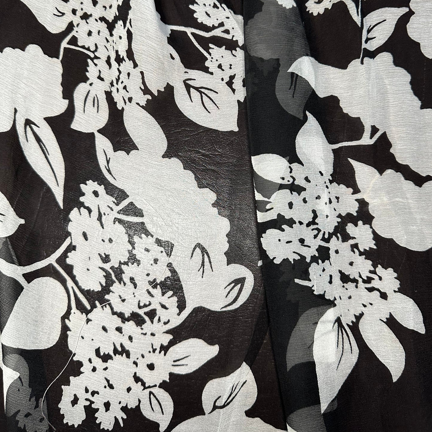 FLORAL SILK CHIFFON REMNANT