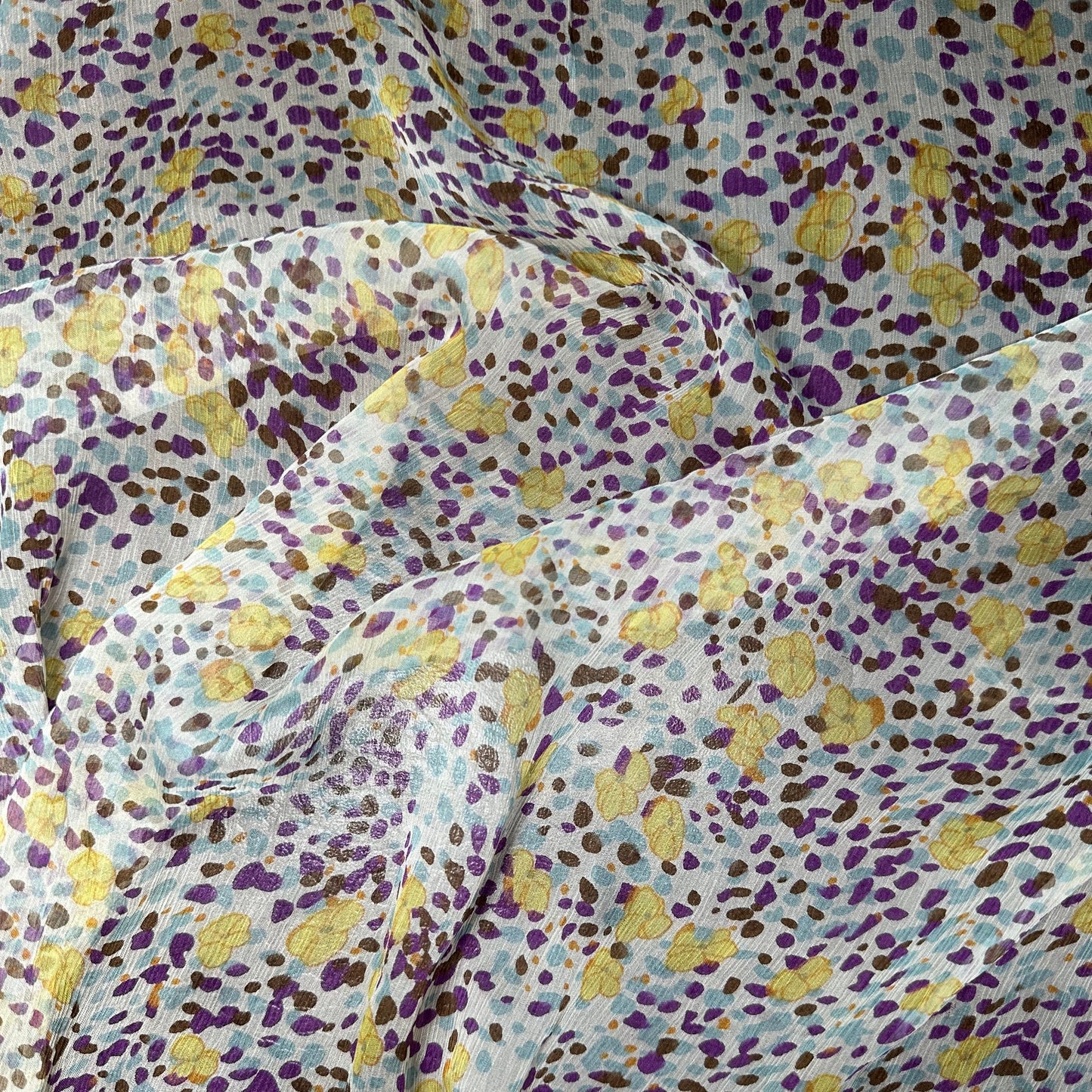 SPOT SILK CHIFFON