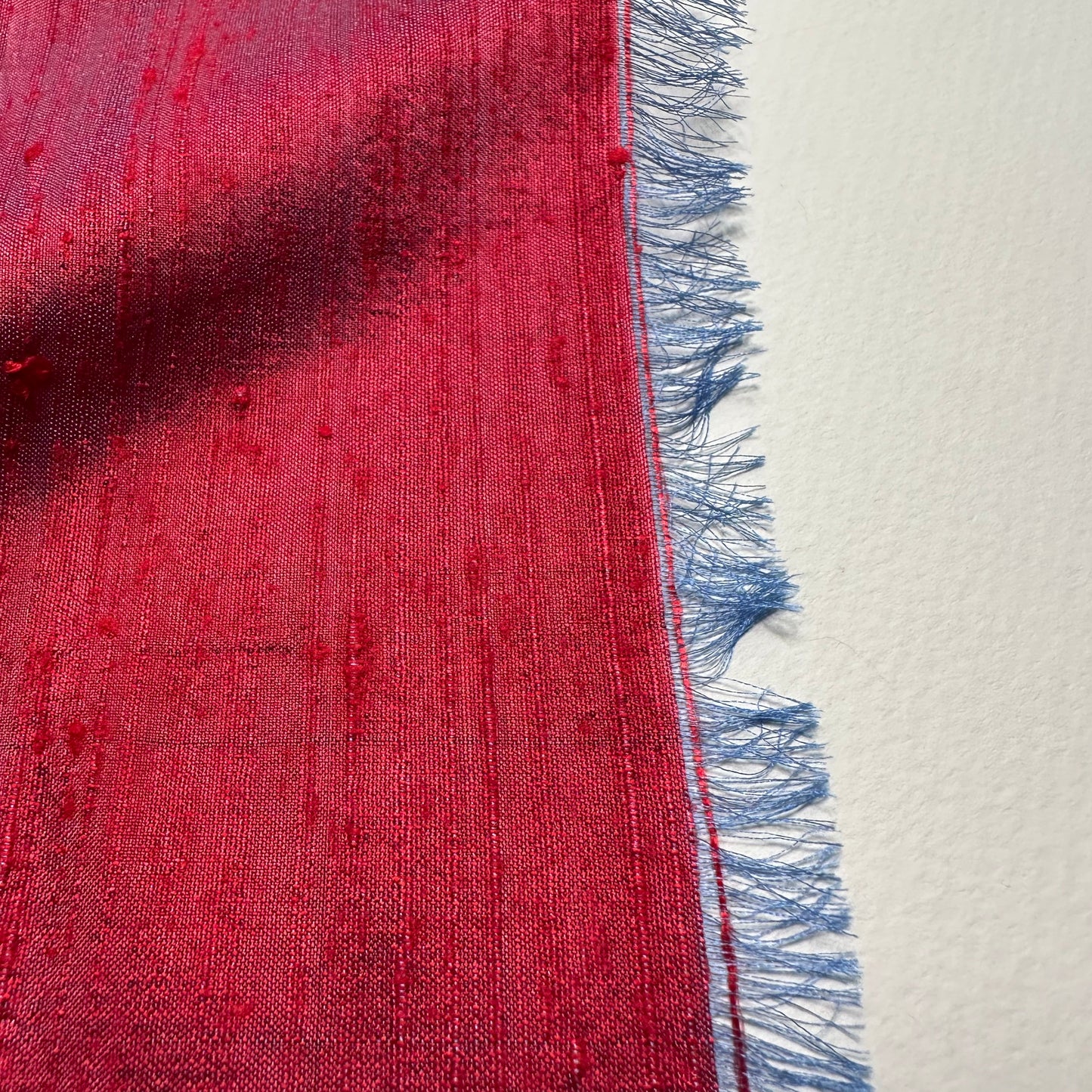 RASPBERRY DUPION SILK