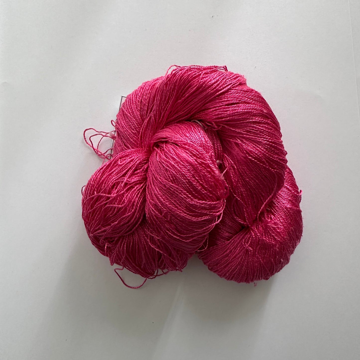 CERISE MULBERRY SILK YARN