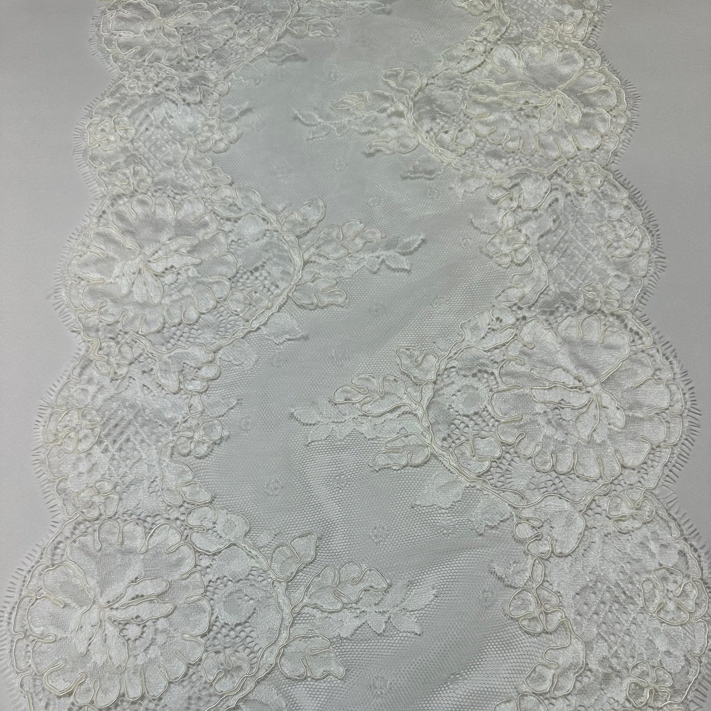 LIMITED EDITION CORDED BRIDAL LACE TRIM