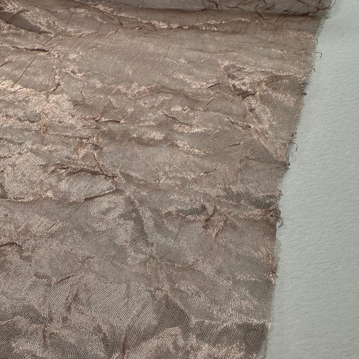 METALLIC BLUSH ORGANZA