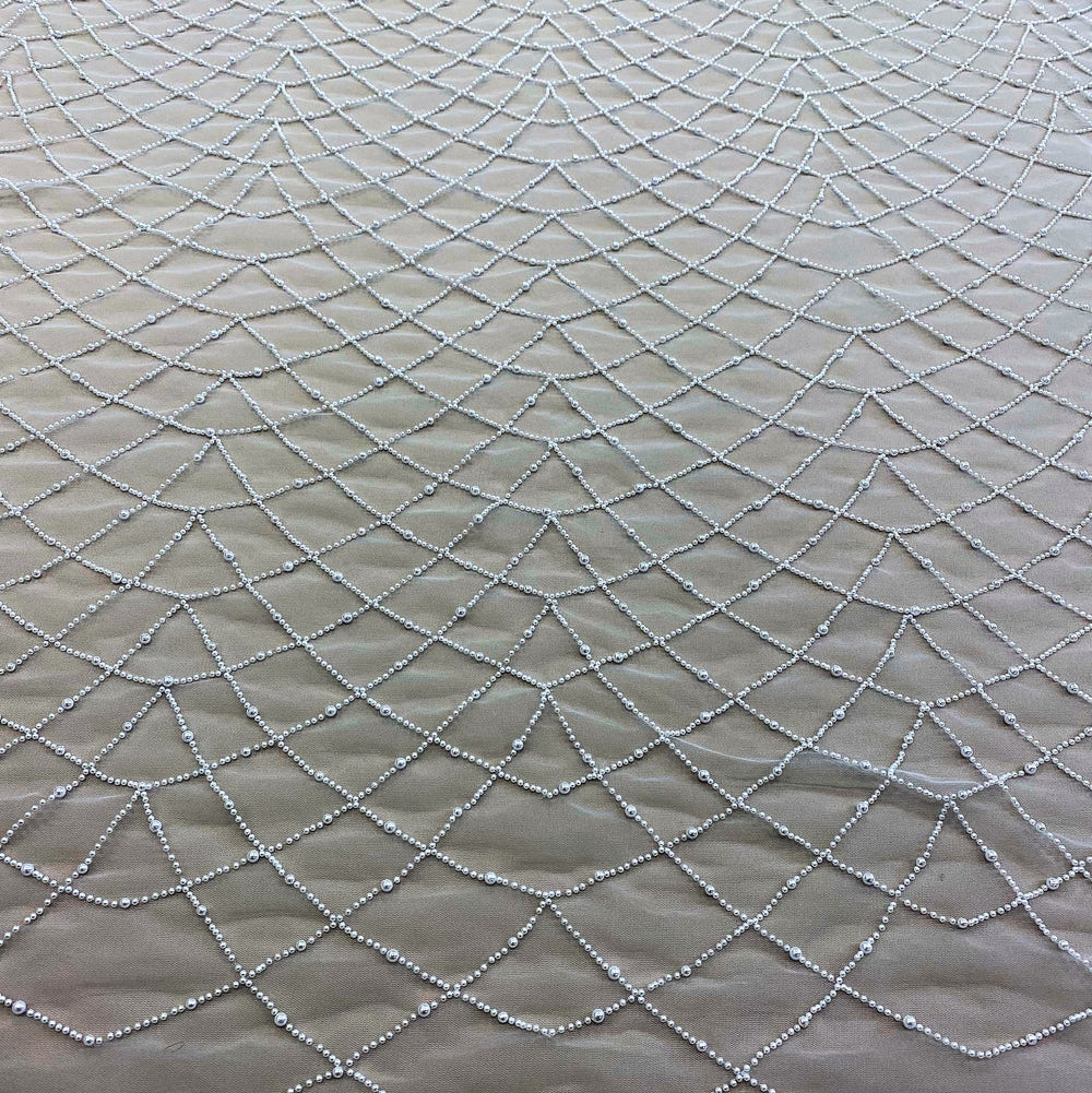 EMBELLISHED IVORY TULLE