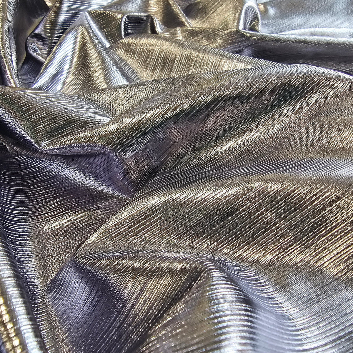 GUNMETAL METALLIC KNIT