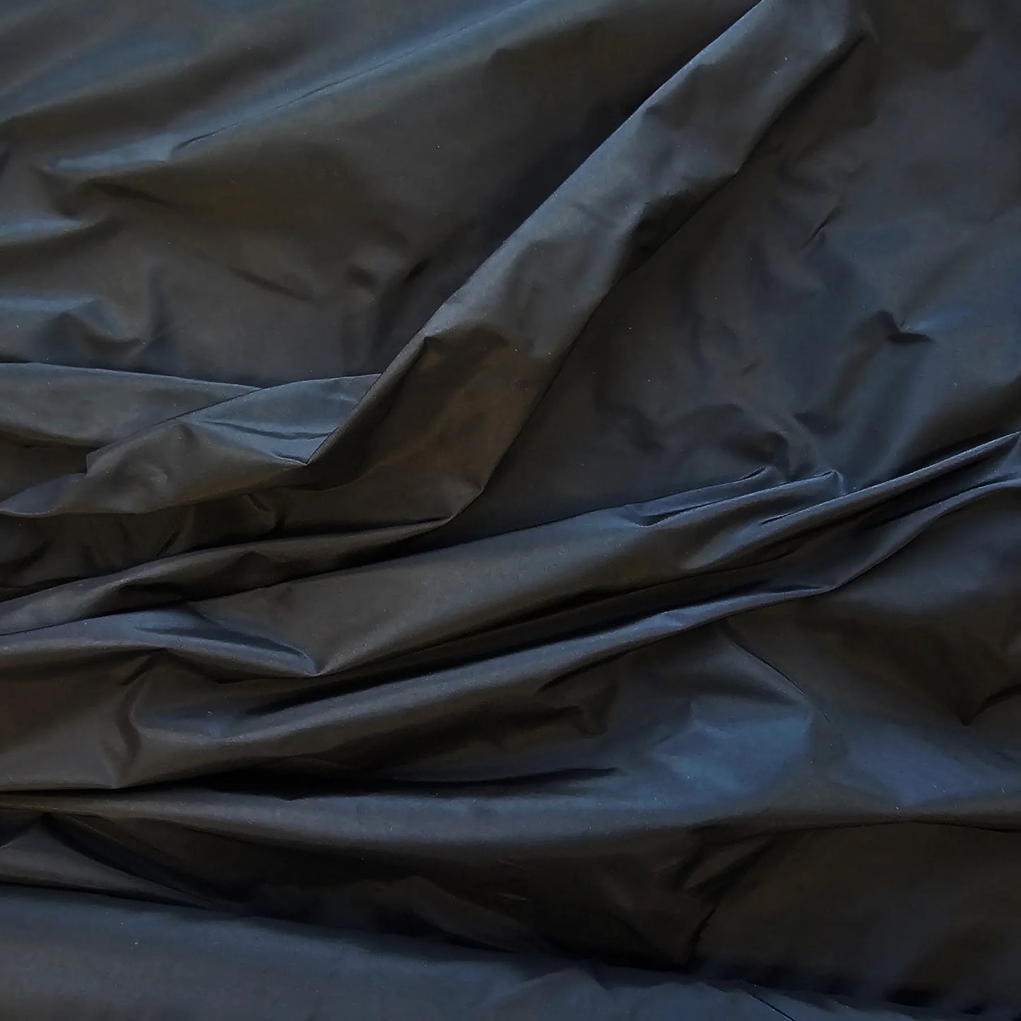 BLACK TAFFETA SILK