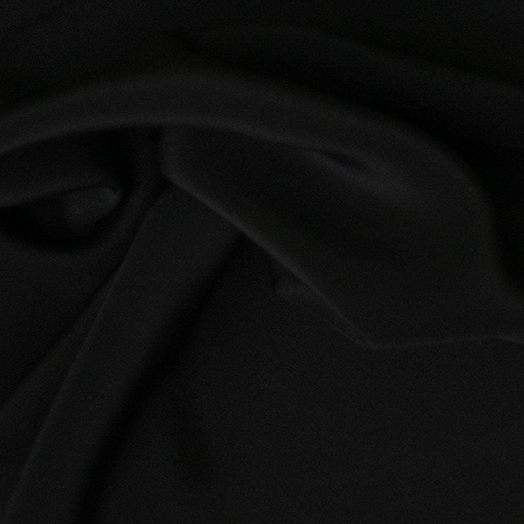 BLACK 23MM CREPE DE CHINE