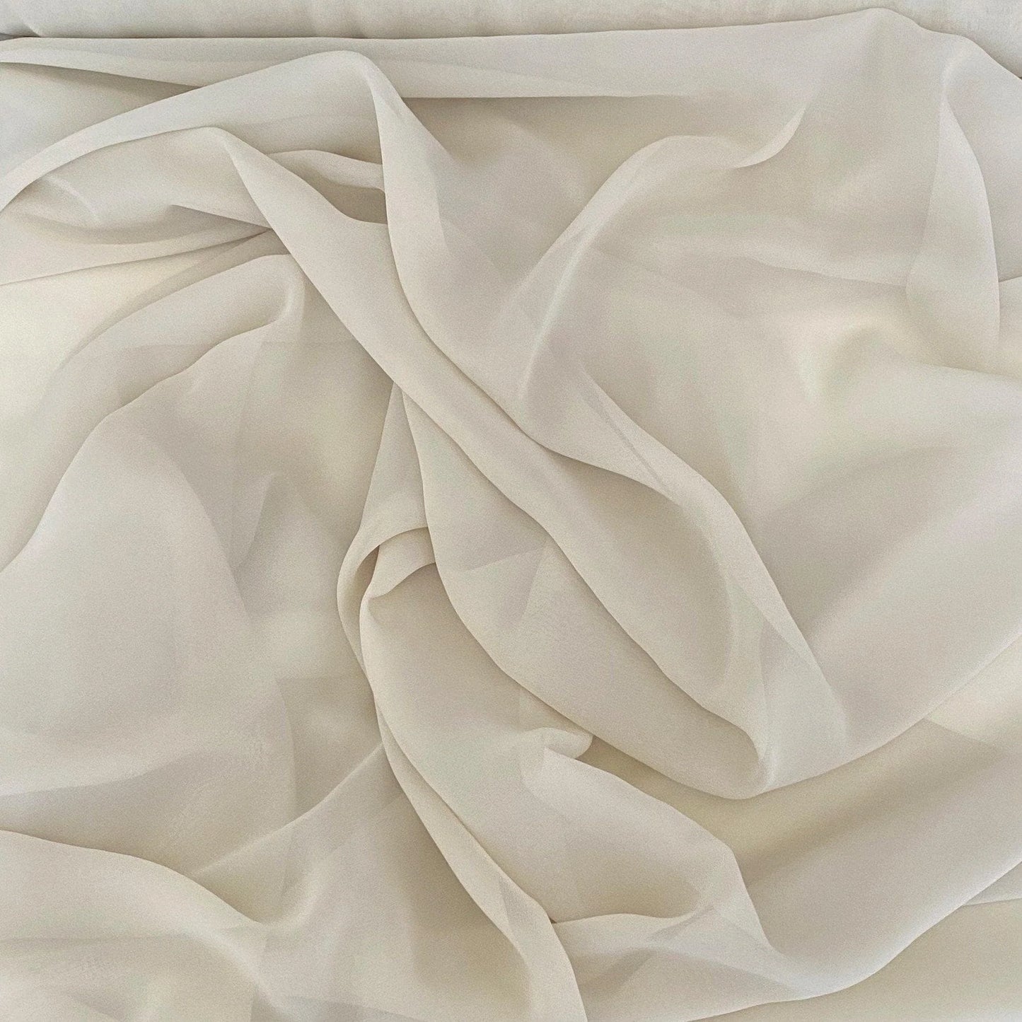 OYSTER SILK GEORGETTE