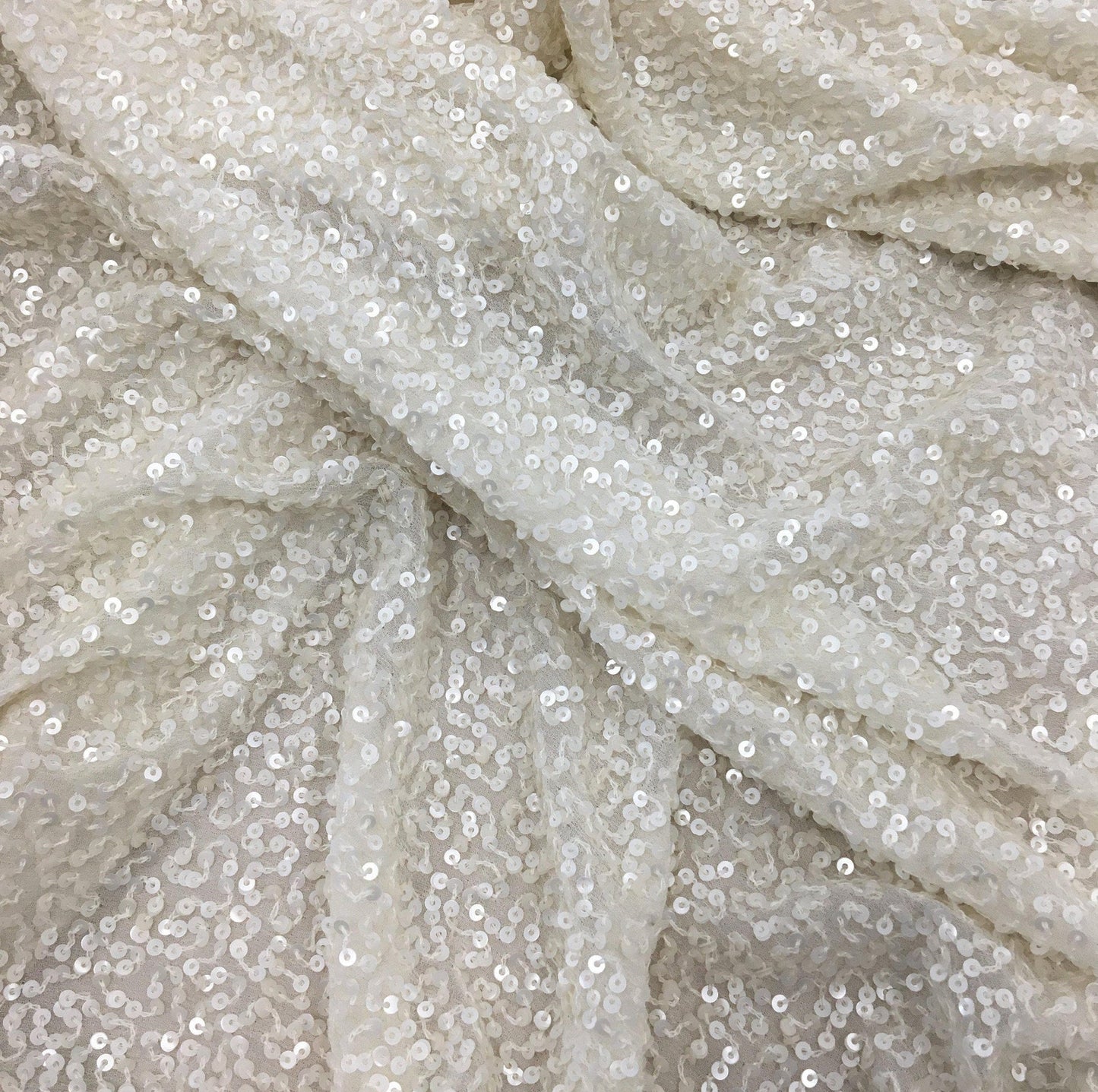 IVORY SEQUIN GEORGETTE