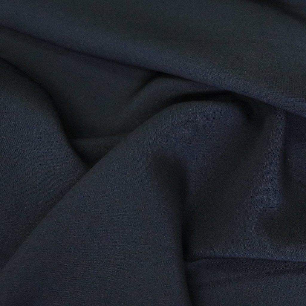 NAVY SILK FAILLE