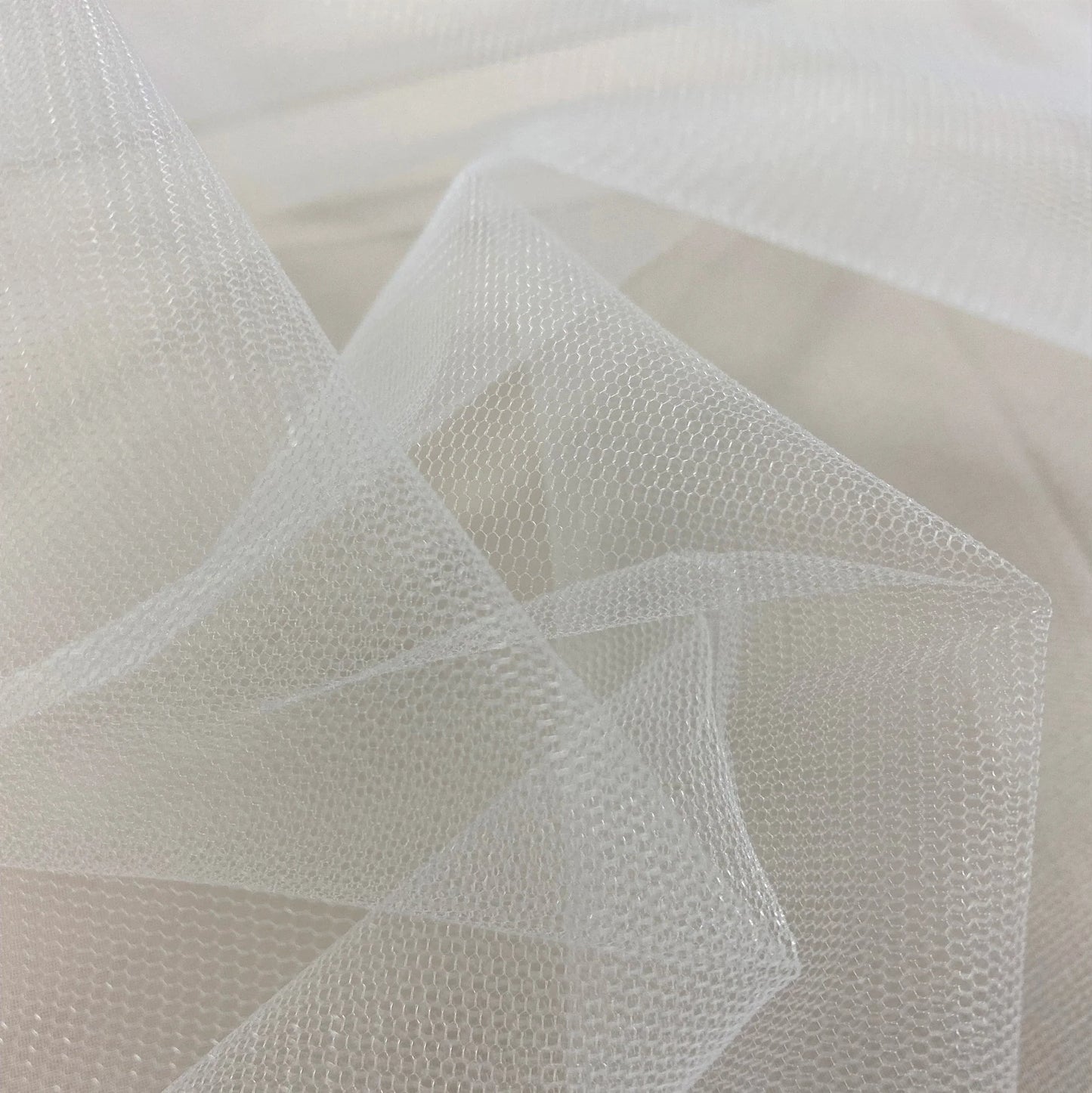 RECYCLED IVORY ILLUSION TULLE