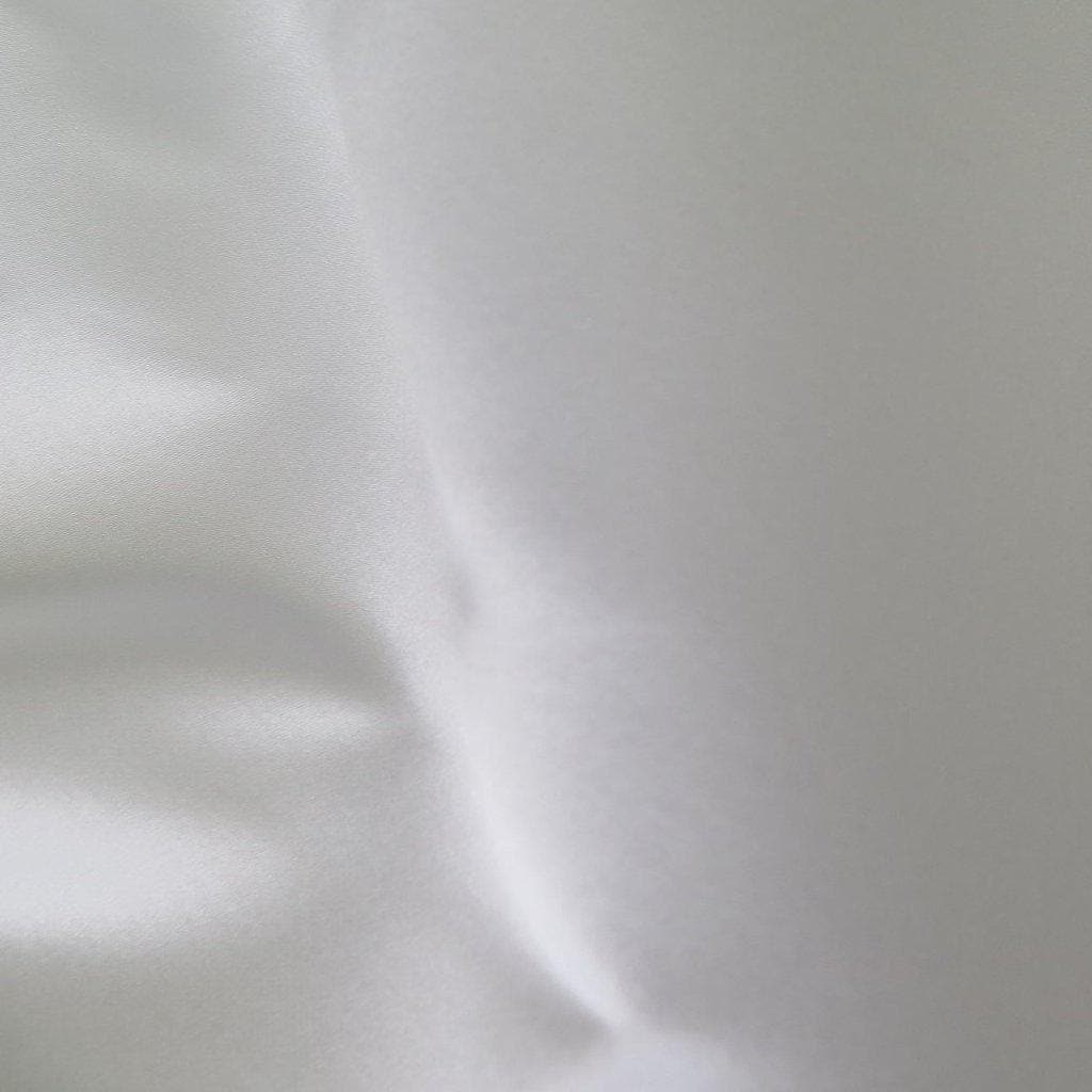WHITE DUCHESS SILK SATIN