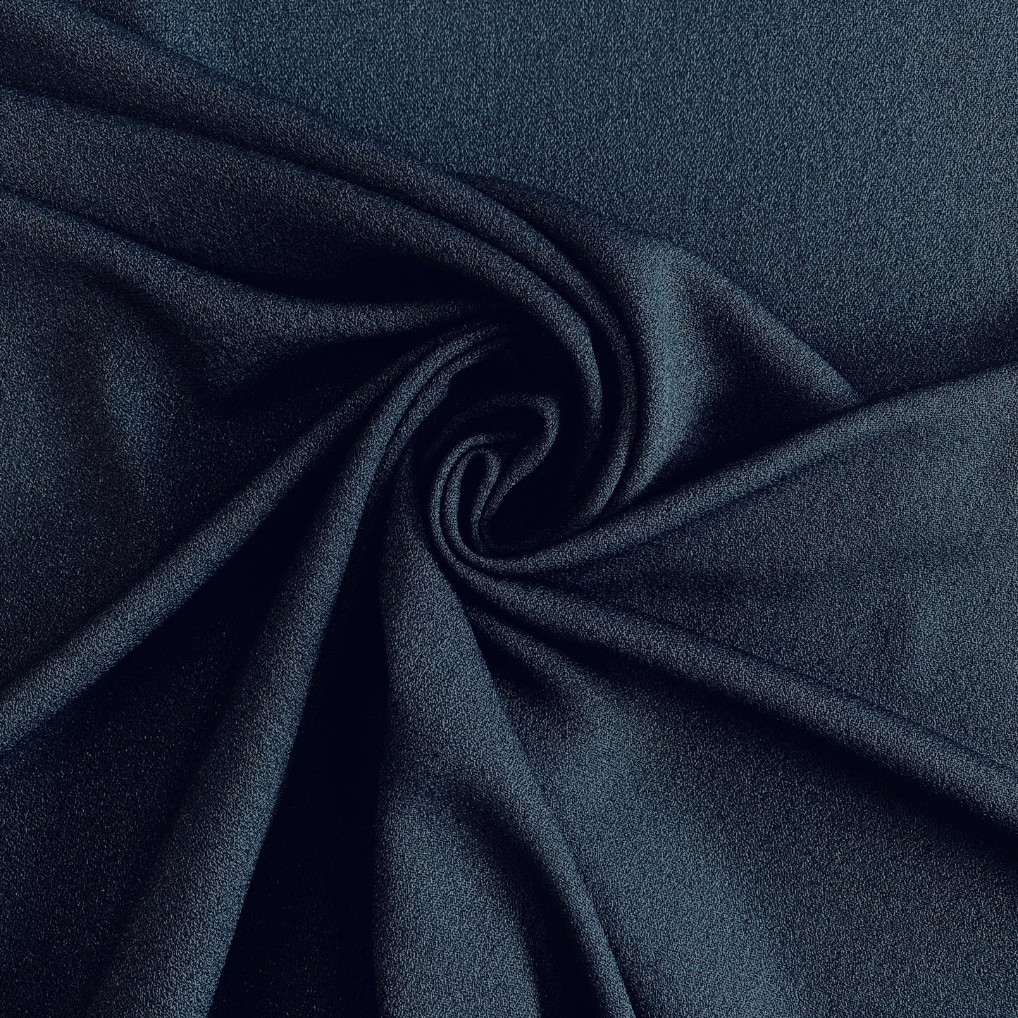 NAVY WOOL CREPE
