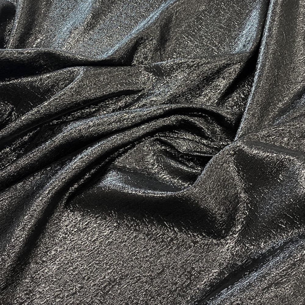 BLACK METALLIC JACQUARD