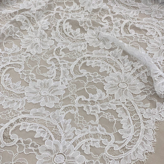 IVORY FINE CORDED LACE