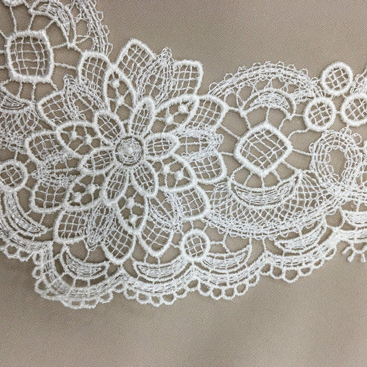 IVORY GUIPURE LACE TRIM