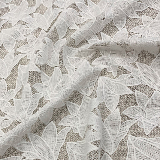 IVORY FLORAL LACE