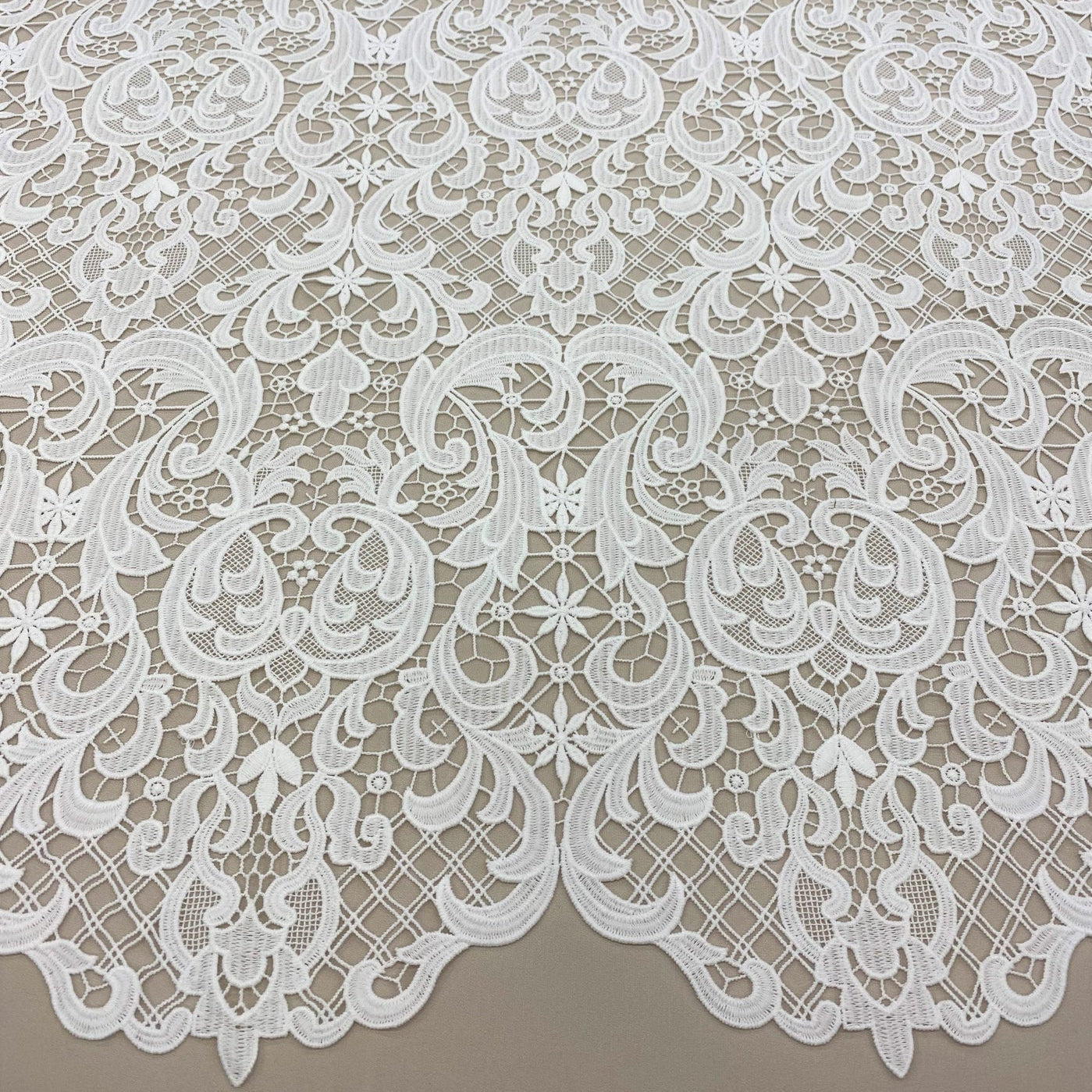 IVORY GUIPURE LACE
