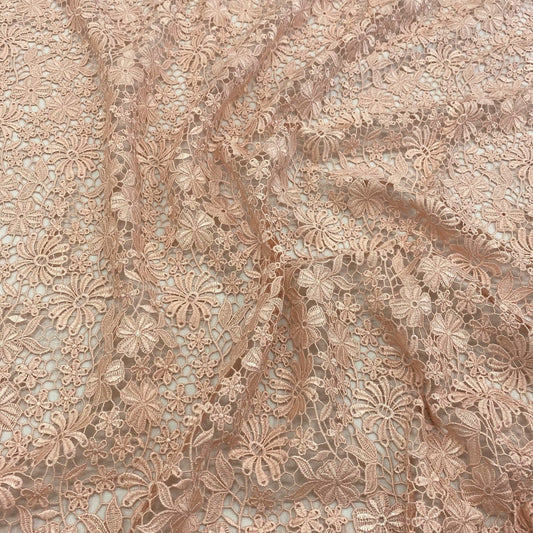 PEONY FLORAL GUIPURE LACE