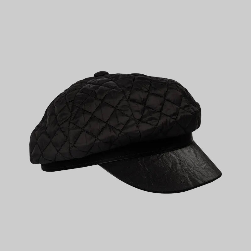 Quilted Paperboy Hat