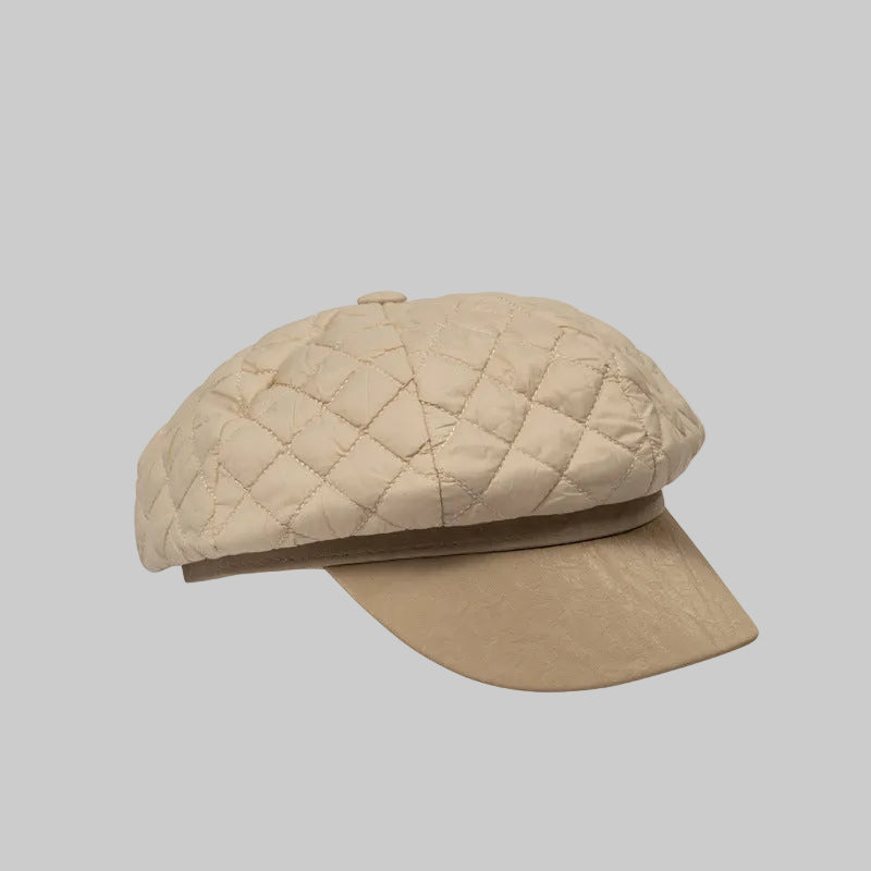 Quilted Paperboy Hat