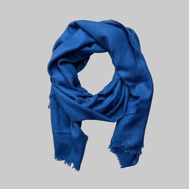 Fine Wool Herringbone Scarf