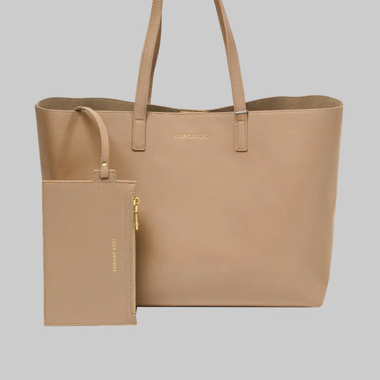 Carry-All Tote Bag in Camel