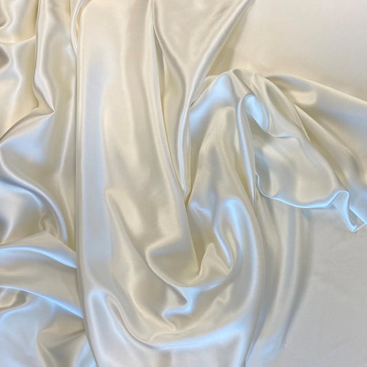 IVORY 25MM SATIN SILK